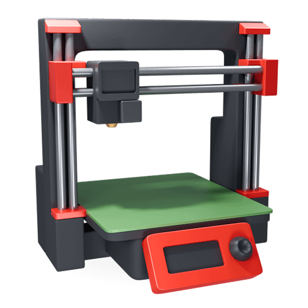 3D model of a 3D printer