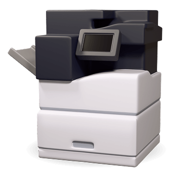 3D model of a printer