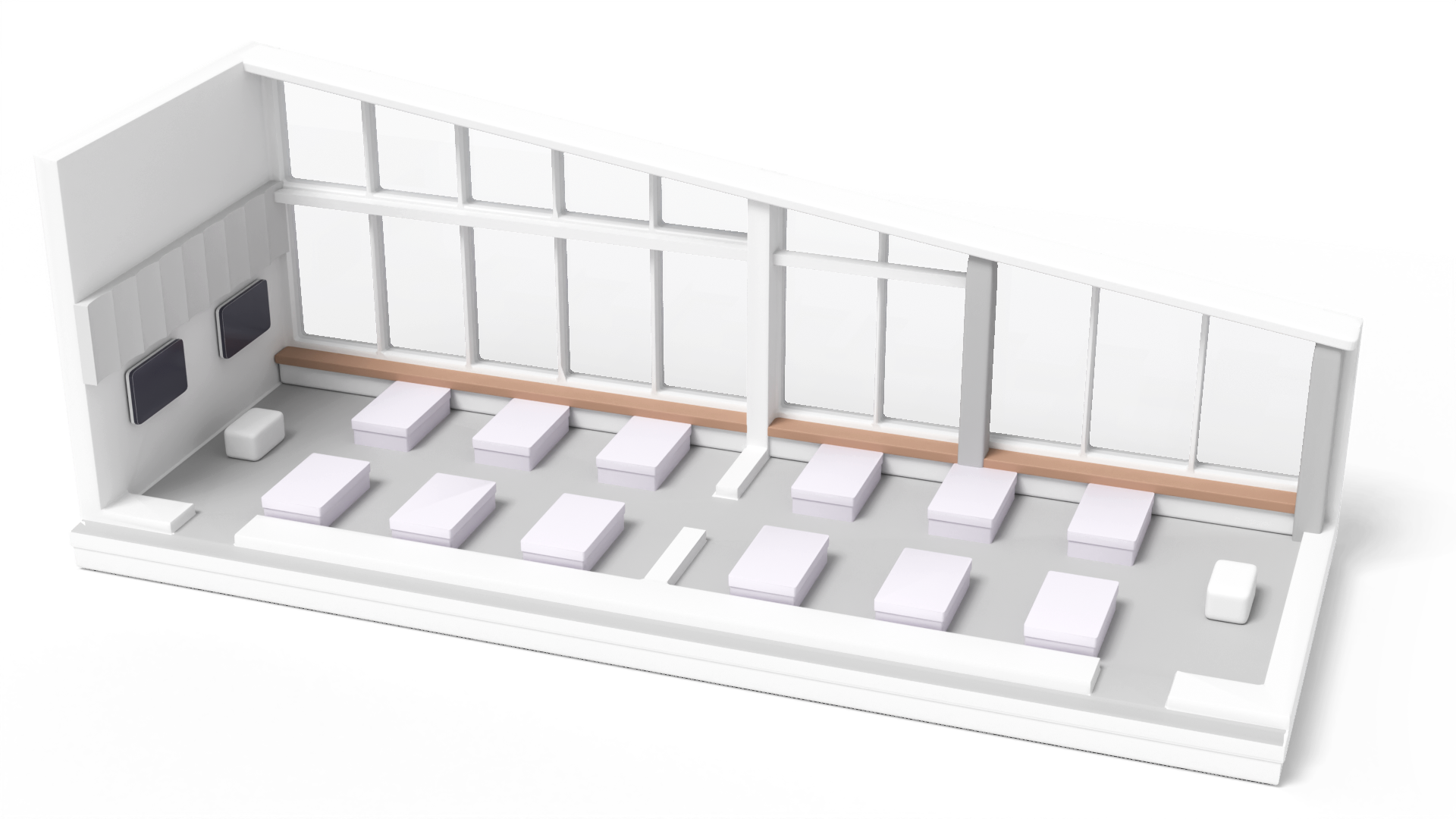 3D-model of Gamelab and Codehub